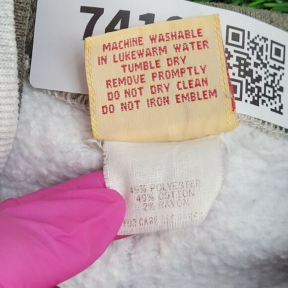 Vintage 1986 Emory-Henry Sweatshirt Womens Medium 18x25 Gray - Picture 6 of 15